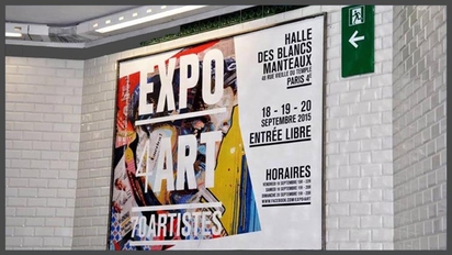 EXPO4ART halle des blancs manteaux Paris Image 1